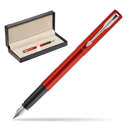 Parker Vector XL Red CT Penna Stilografica in classic box black