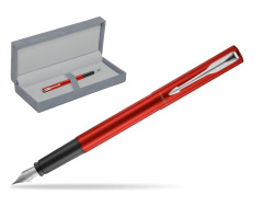 Parker Vector XL Red CT Penna Stilografica in suede box grey