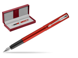 Parker Vector XL Red CT Penna Stilografica in the red leather box