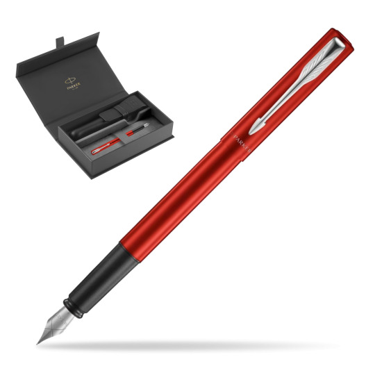 Parker Vector XL Red CT Penna Stilografica in original Parker box, closed case
