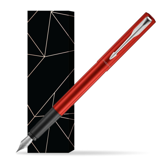 Parker Vector XL Red CT Penna Stilografica in cover Lucky
