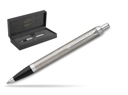 Parker IM Essential Stainless Steel CT Ballpoint Pen in original Parker Prestige box