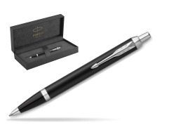 Parker IM Essential Matt Black CT Ballpoint Pen in original Parker Prestige box