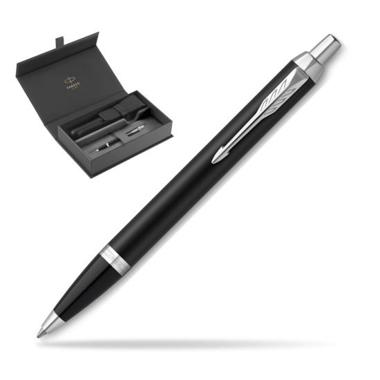 Parker IM Essential Matt Black CT Ballpoint Pen in original Parker box, closed case