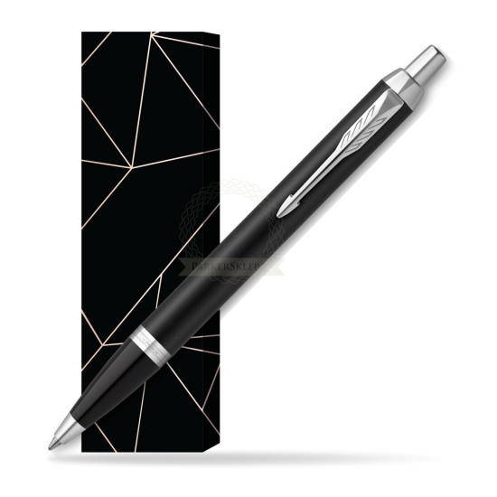 Parker IM Essential Matt Black CT Ballpoint Pen in cover Lucky