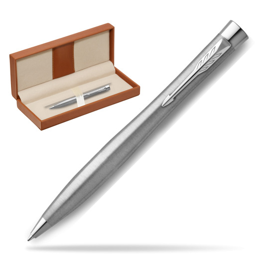 Parker Urban Twist Metro Metallic CT Ballpoint Pen  in classic box brown