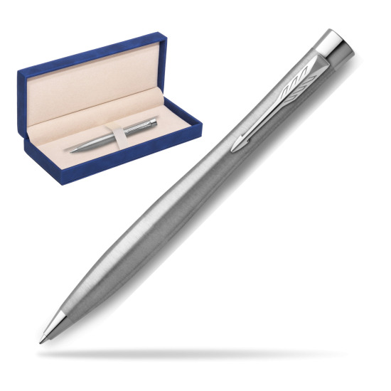 Parker Urban Twist Metro Metallic CT Ballpoint Pen in suede box navy blue