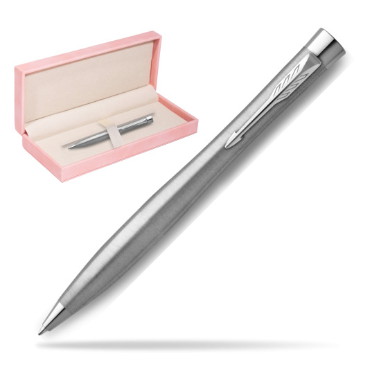 Parker Urban Twist Metro Metallic CT Ballpoint Pen in suede box pink