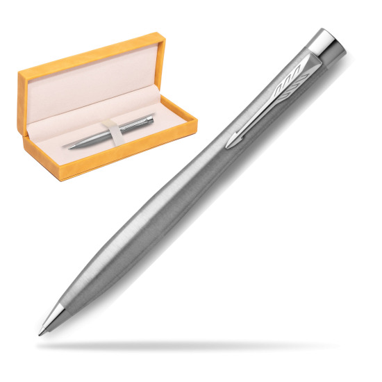 Parker Urban Twist Metro Metallic CT Ballpoint Pen in suede box yellow