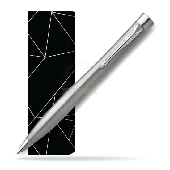 Parker Urban Twist Metro Metallic CT Ballpoint Pen in cover Lucky