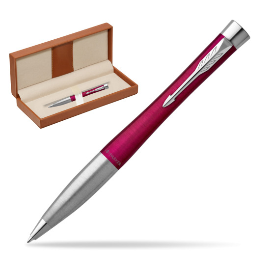 Parker Urban Twist Magenta CT Ballpoint Pen  in classic box brown