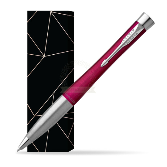 Parker Urban Twist Magenta CT Ballpoint Pen in cover Lucky