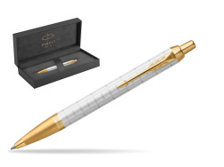 Parker IM Premium Pearl GT Penna a Sfera in original Parker Prestige box