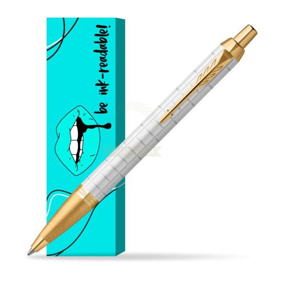 Parker IM Premium Pearl GT Penna a Sfera in cover Ink-readable