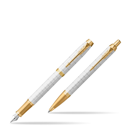 IM Premium Pearl GT Fountain Pen + Ballpoint Pen SET