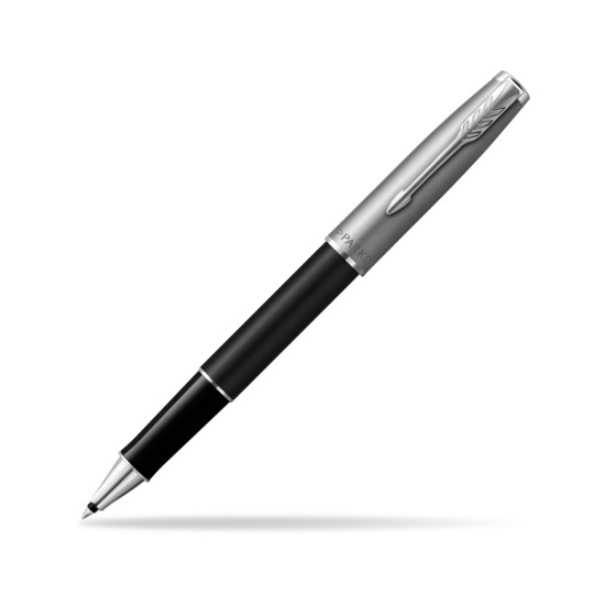 Parker Sonnet Sand Blasted Metal Black CT Rollerball Pen