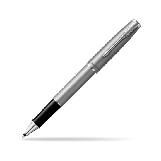 Parker Sonnet Sand Blasted Metal Stainless Steel Rollerball Pen