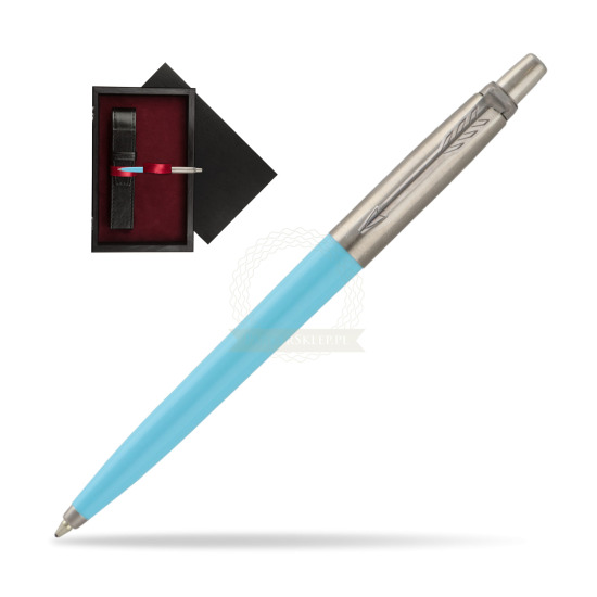 Parker Jotter Pop Art 70s Blue Ballpen in single wooden box Black Single Maroon