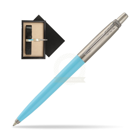 Parker Jotter Pop Art 70s Blue Ballpen in single wooden box Wenge Single Ecru