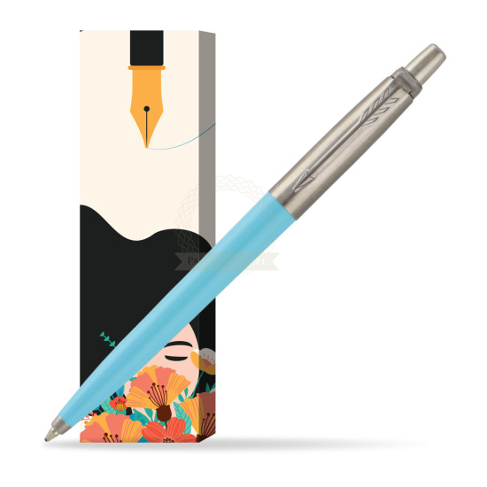 Parker Jotter Pop Art 70s Blue Ballpen in cover Poppy