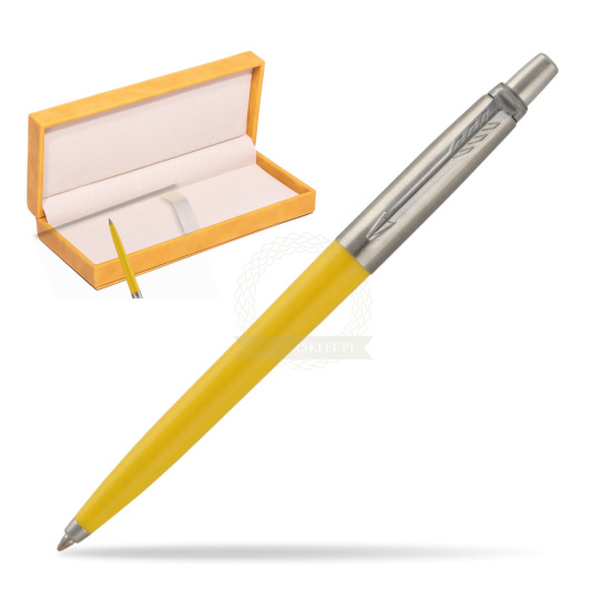 Parker Jotter Pop Art 70s Yellow Ballpen in suede box yellow