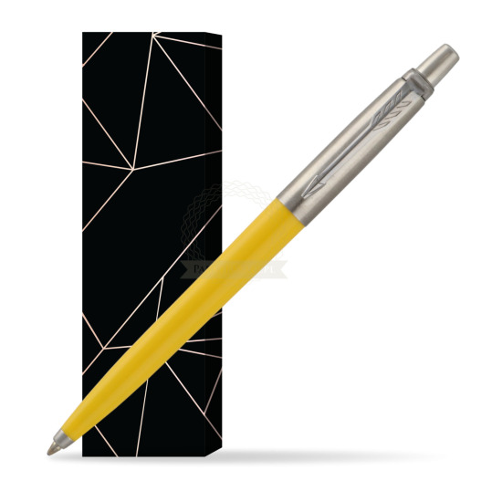 Parker Jotter Pop Art 70s Yellow Ballpen in cover Lucky