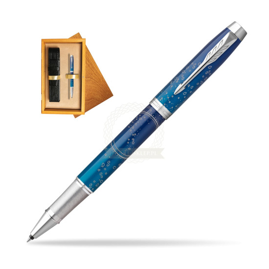 Parker IM LAST FRONTIER SUBMERGE CT Rollerball Pen in single wooden box Honey Single Ecru