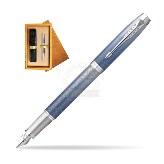 Parker IM LAST FRONTIER POLAR CT Penna Stilografica in single wooden box Honey Single Ecru