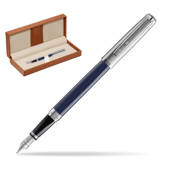 Waterman EXCEPTION L'ESSENCE DU BLUE CT Fountain pen  in classic box brown