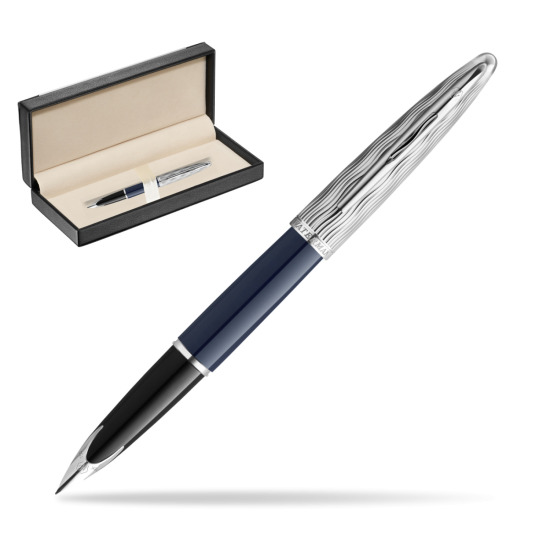 Waterman CARÈNE L'ESSENCE DU BLUE CT Fountain pen in classic box black