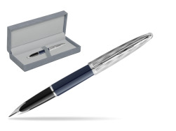 Waterman CARÈNE L'ESSENCE DU BLUE CT Fountain pen in suede box grey