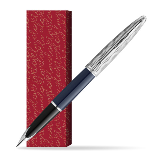 Waterman CARÈNE L'ESSENCE DU BLUE CT Fountain pen in cover True Love
