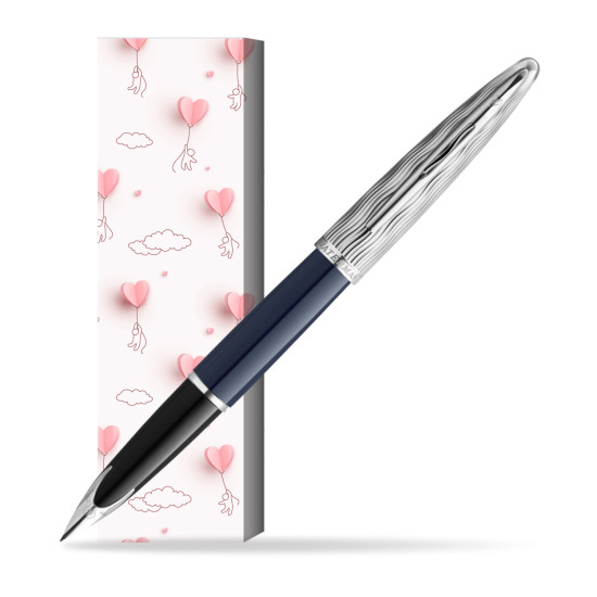 Waterman CARÈNE L'ESSENCE DU BLUE CT Fountain pen in cover Love is in the air