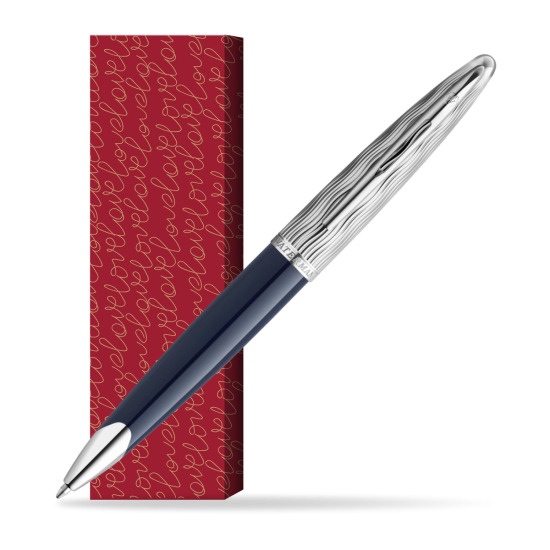 Waterman CARÈNE L'ESSENCE DU BLUE CT Ballpoint pen in cover True Love