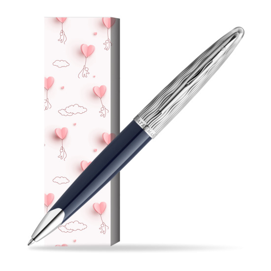Waterman CARÈNE L'ESSENCE DU BLUE CT Ballpoint pen in cover Love is in the air
