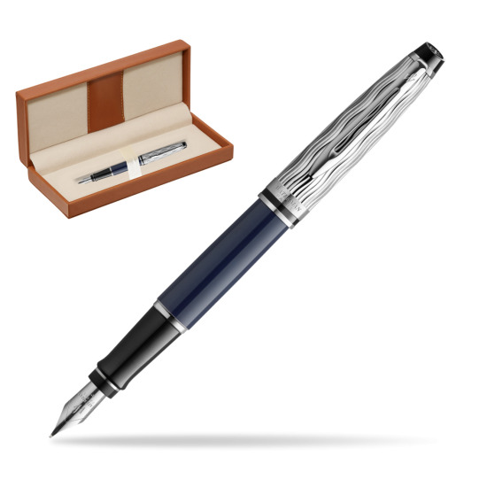 Waterman EXPERT L'ESSENCE DU BLUE CT Fountain pen  in classic box brown