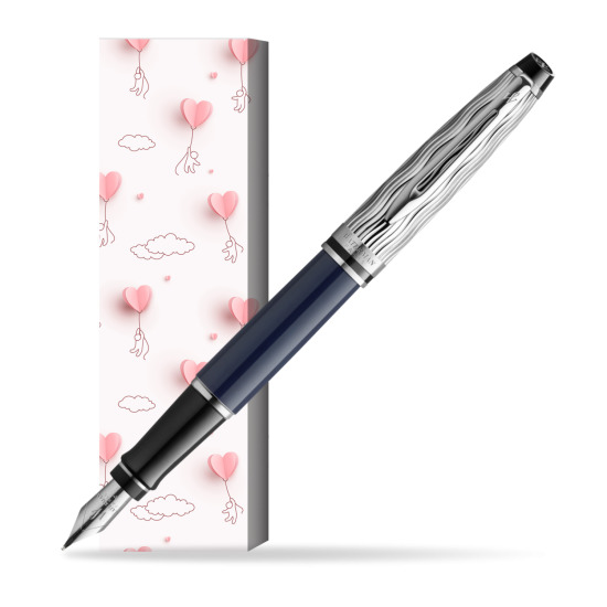 Waterman EXPERT L'ESSENCE DU BLUE CT Fountain pen in cover Love is in the air