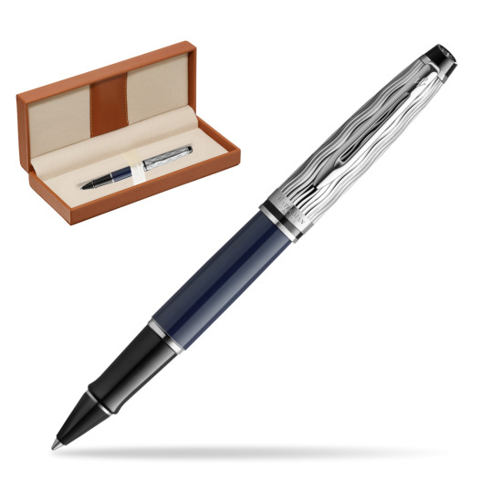 Waterman EXPERT L'ESSENCE DU BLUE CT Rollerball pen  in classic box brown