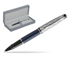 Waterman EXPERT L'ESSENCE DU BLUE CT Rollerball pen in suede box grey