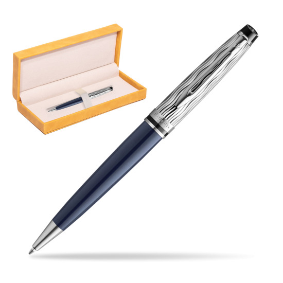 Waterman Expert L'ESSENCE DU BLUE CT Ball point in suede box yellow