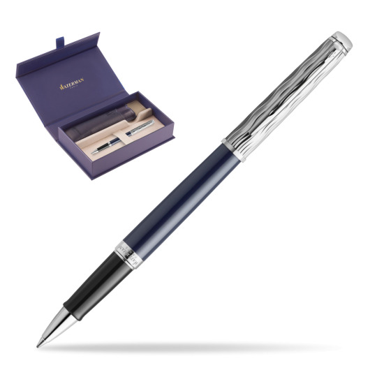 Waterman HÉMISPHÈRE L'ESSENCE DU BLUE CT Rollerball pen in original Waterman box, slide-out case