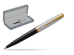 Parker 51 PREMIUM BLACK GT Penna a Sfera in suede box grey