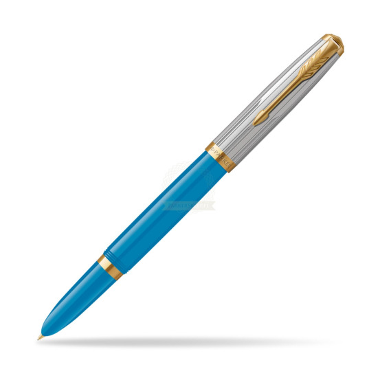 Parker 51 PREMIUM TURQUOISE GT Fountain Pen 