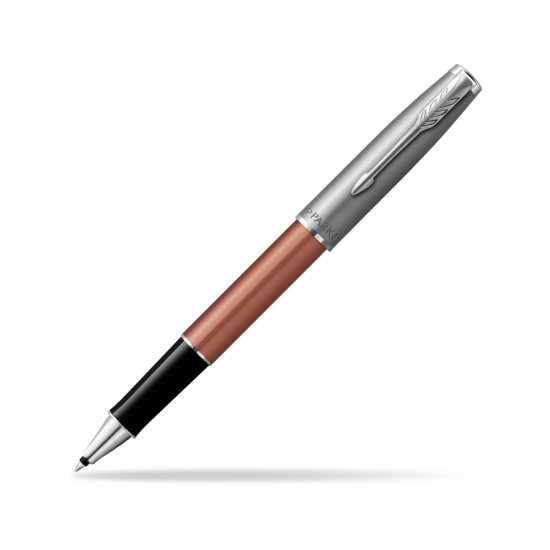 Parker Sonnet Sand Blasted Metal Orange CT Rollerball Pen