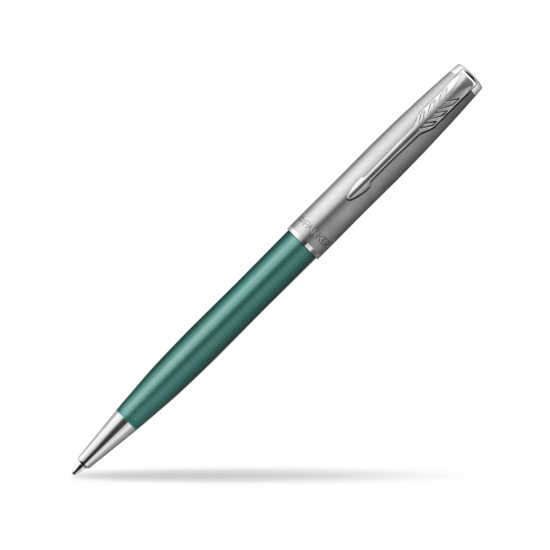 Parker Sonnet Sand Blasted Metal Green CT Penna a Sfera 