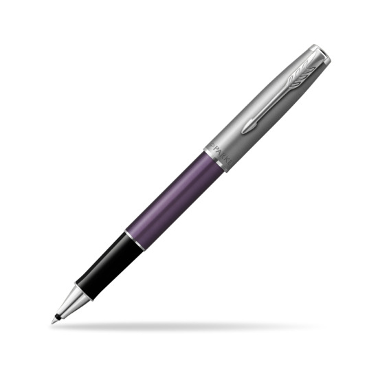 Parker Sonnet Sand Blasted Metal Violet CT Rollerball Pen