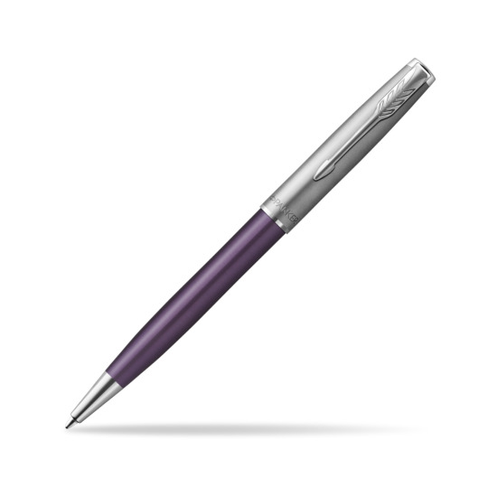 Parker Sonnet Sand Blasted Metal Violet CT Penna a Sfera 