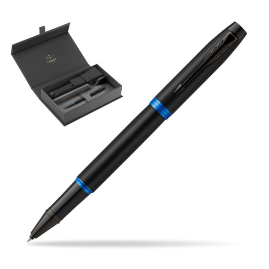 Parker IM PROFESSIONALS VIBRANT RING Marine Blue Rollerball in original Parker box, closed case