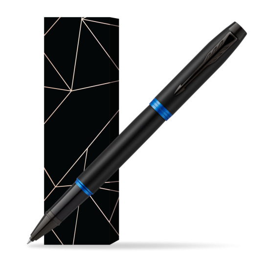 Parker IM PROFESSIONALS VIBRANT RING Marine Blue Rollerball in cover Lucky