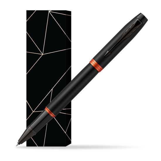 Parker IM PROFESSIONALS VIBRANT RING Flame Orange Rollerball in cover Lucky